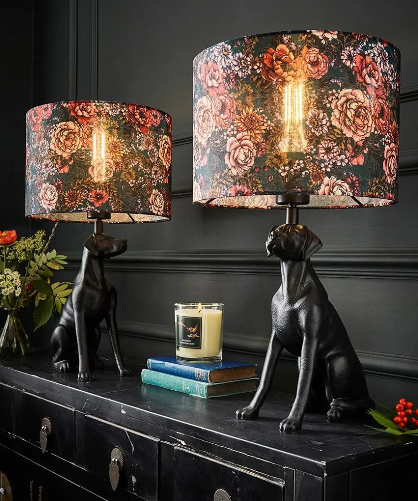Joe Browns Highland Botanicals Set Of 2 Dog Lamps- Lighting & Lamps
