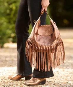 Joe Browns Jaipur Shimmer Leather Tassel Bag-Women Matching Shoes & Bags|Gifts