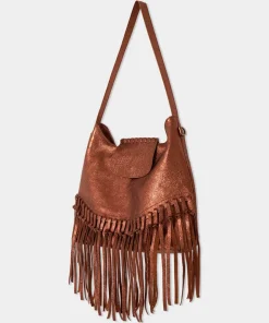Joe Browns Jaipur Shimmer Leather Tassel Bag-Women Matching Shoes & Bags|Gifts