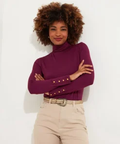 Joe Browns Jersey Roll Neck Top-Women Tops, Tunics & Blouses