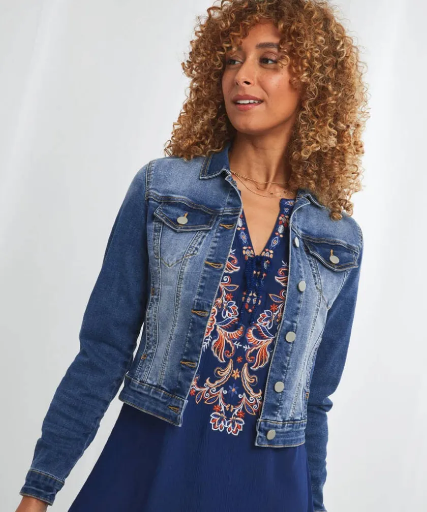 Joe Browns Joe's Essential Denim Jacket-Women Denim Styles|Coats & Jackets
