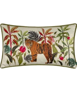 Joe Browns Jungle Tiger Boudoir Cushion- Floral Décor|Animal Décor