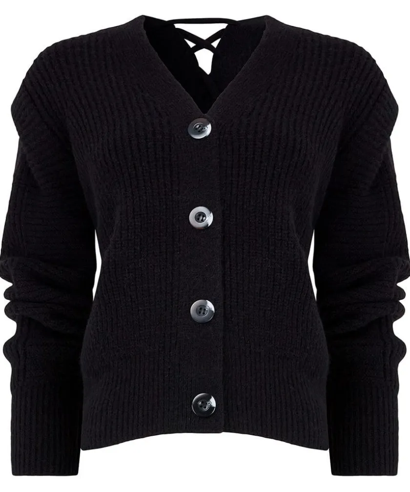 Joe Browns Lace Up Cardigan-Women Knitwear & Cardigans