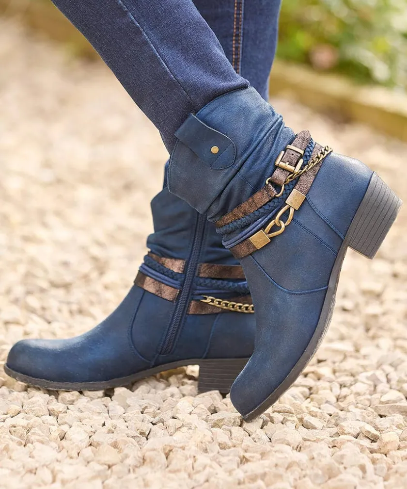 Joe Browns Lakeside Embellished Boots-Women Matching Shoes & Bags|Ankle Boots