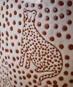 Joe Browns Lavish Leopard Ceramic Stool- Furniture & Storage|Animal Décor