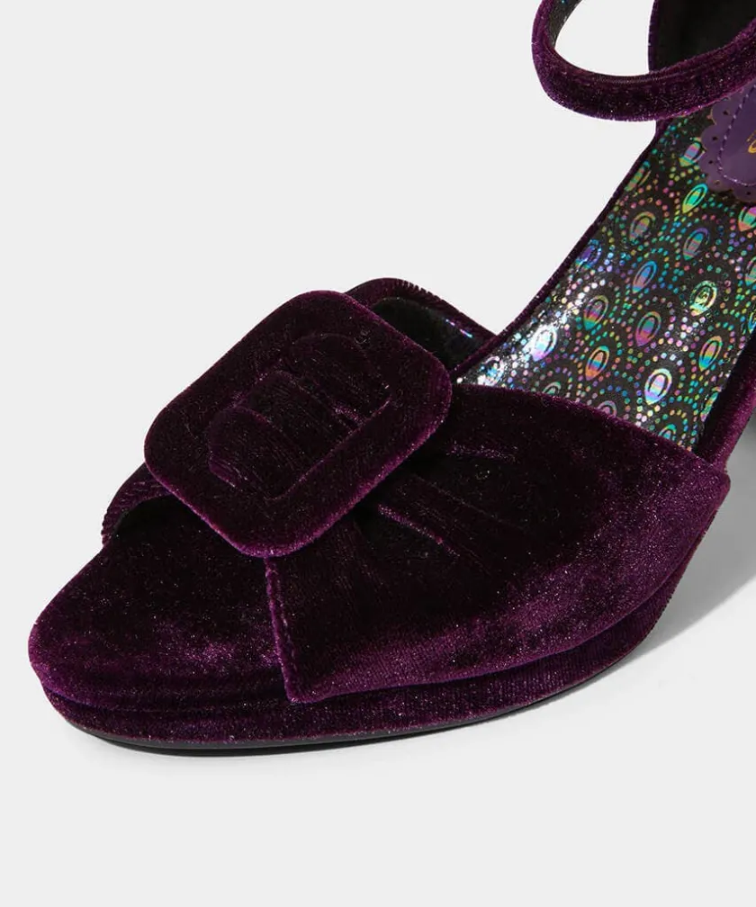 Joe Browns Leading Lady Velvet Shoes-Women Heels|Shoes
