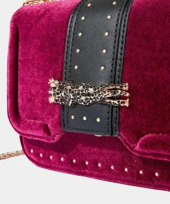 Joe Browns Leopard Trim Deco Velvet Bag-Women Matching Shoes & Bags|Gifts