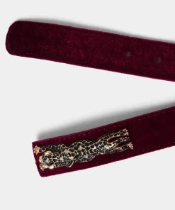 Joe Browns Leopard Trim Deco Velvet Belt-Women Matching Shoes & Bags|Gifts