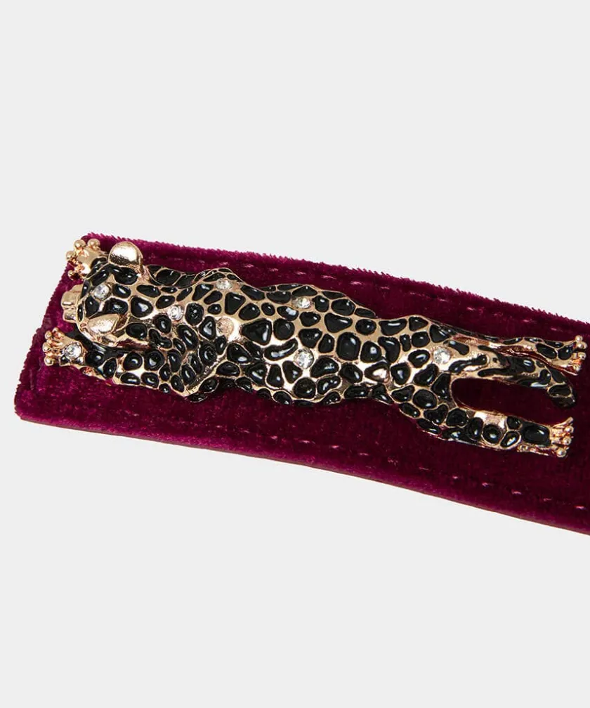 Joe Browns Leopard Trim Deco Velvet Belt-Women Matching Shoes & Bags|Gifts
