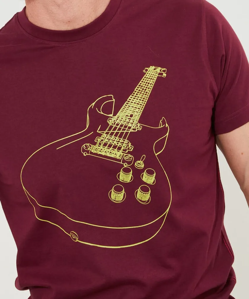 Joe Browns Linear Guitar Tee- T-Shirts & Tops