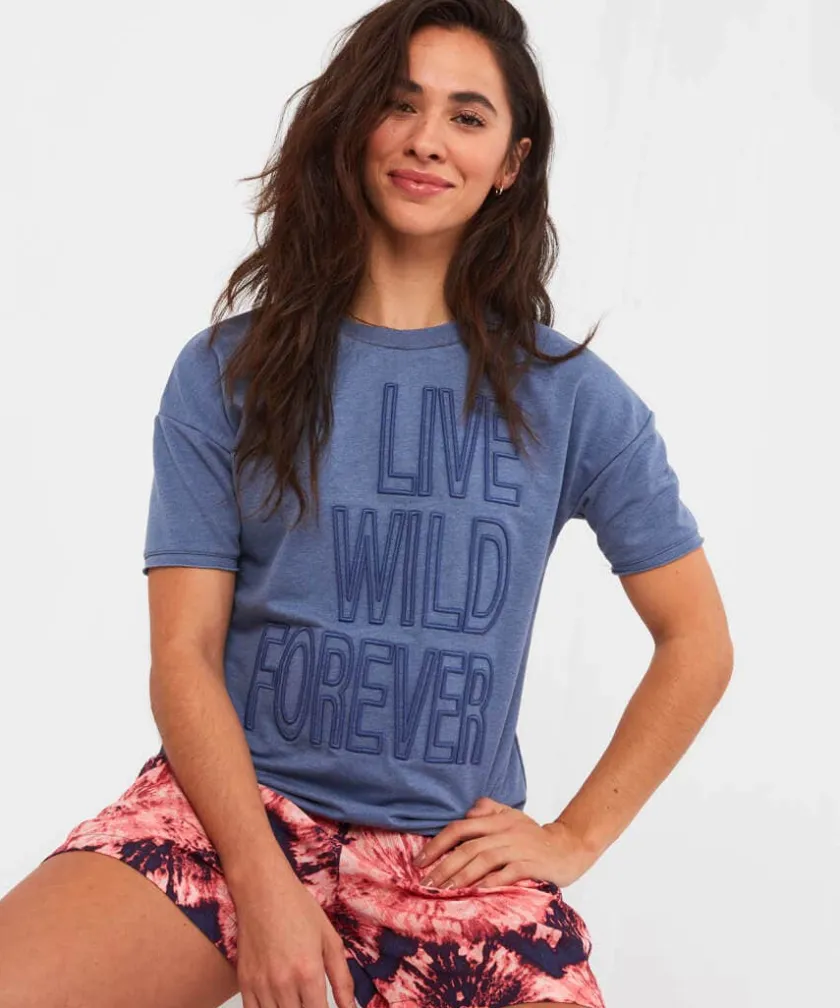 Joe Browns Live Wild Forever Tee-Women Tops, Tunics & Blouses