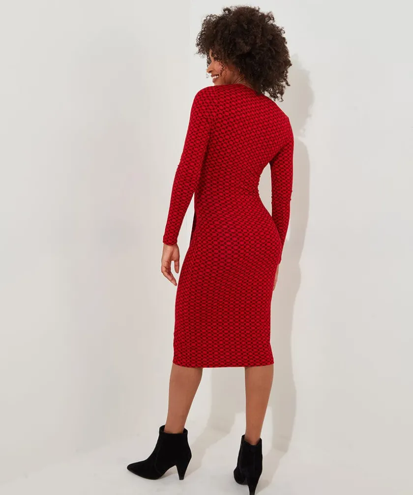 Joe Browns Lola Geo Jersey Dress-Women Dresses