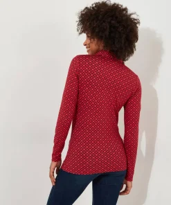 Joe Browns Lola Geo Jersey Print Top-Women Tops, Tunics & Blouses