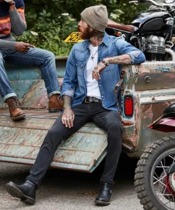 Joe Browns Loved And Lived In Denim Shirt- Shirts