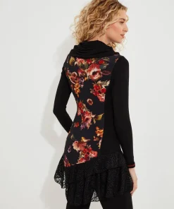 Joe Browns Lovely Lace Trim Jersey Tunic-Women Tops, Tunics & Blouses