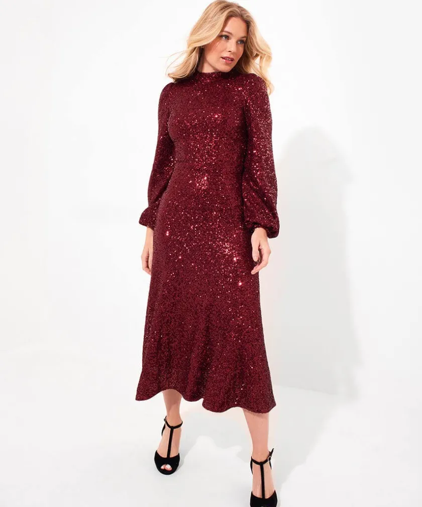 Joe Browns Lucille Sequin Dress-Women Women's Clothing|Dresses