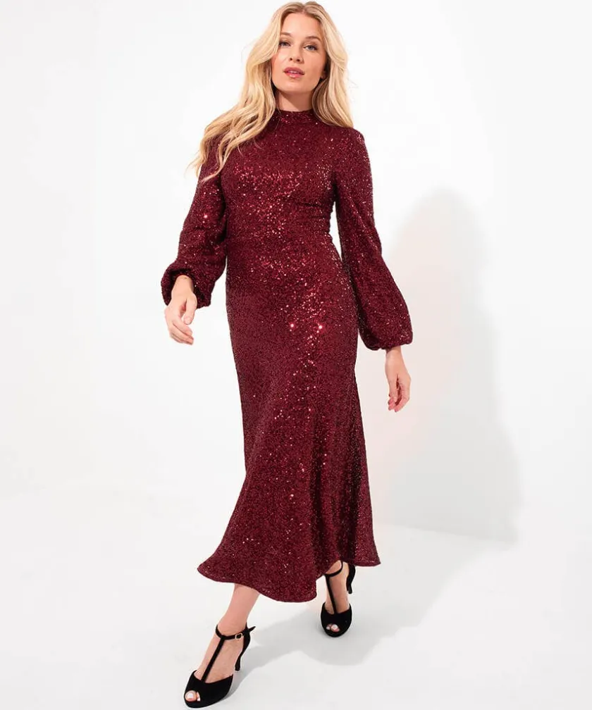 Joe Browns Lucille Sequin Dress-Women Women's Clothing|Dresses