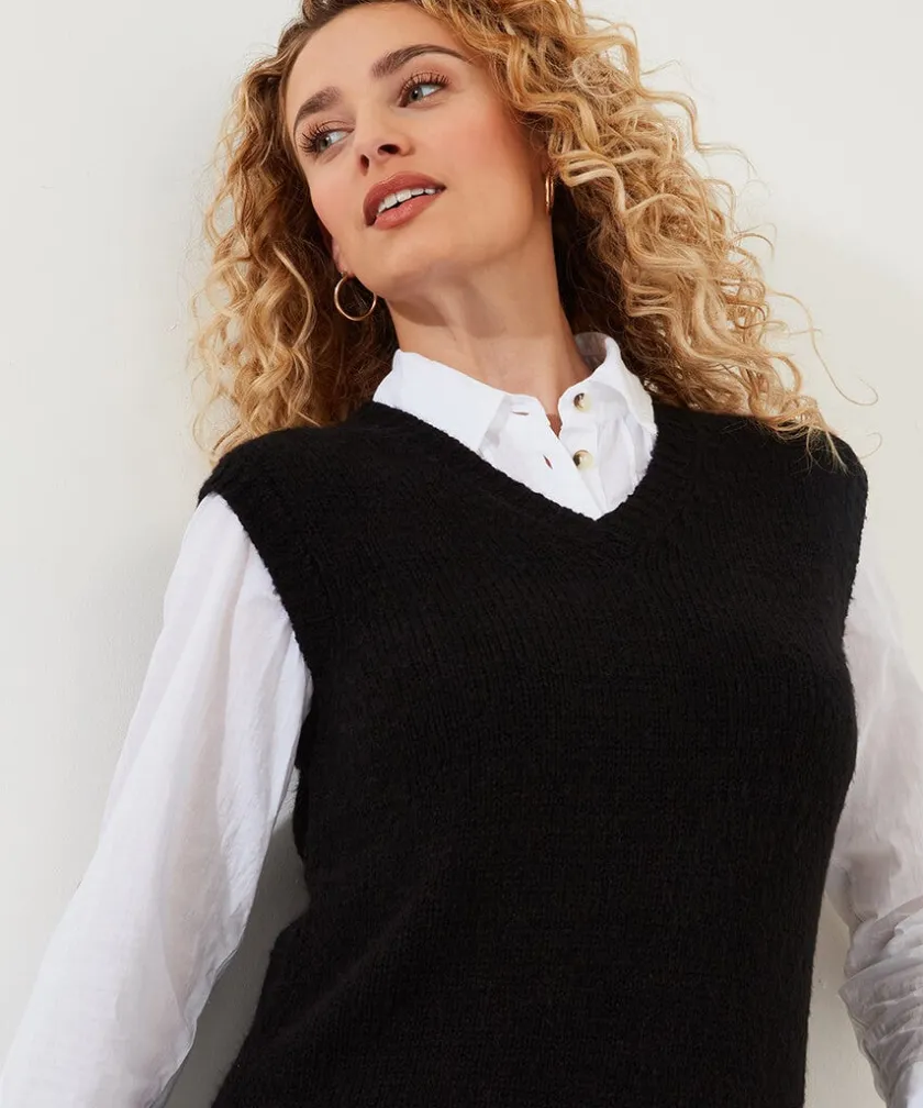 Joe Browns Lucy Knitted Vest-Women Knitwear & Cardigans