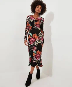 Joe Browns Lucy Zip Through Jersey Dress-Women Dresses