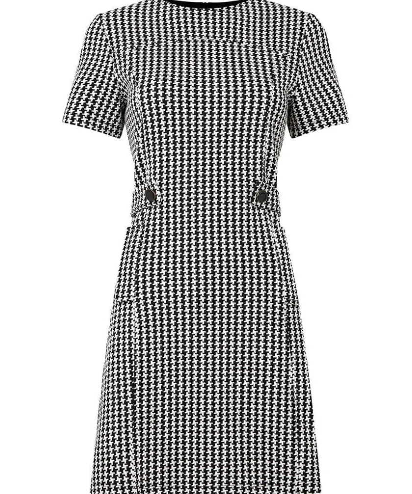 Joe Browns Lulu Dogstooth Stretch Jacquard Dress-Women Dresses