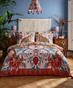 Joe Browns Luxe Leopard Floral Reversible Duvet Set- Floral Décor|Animal Décor