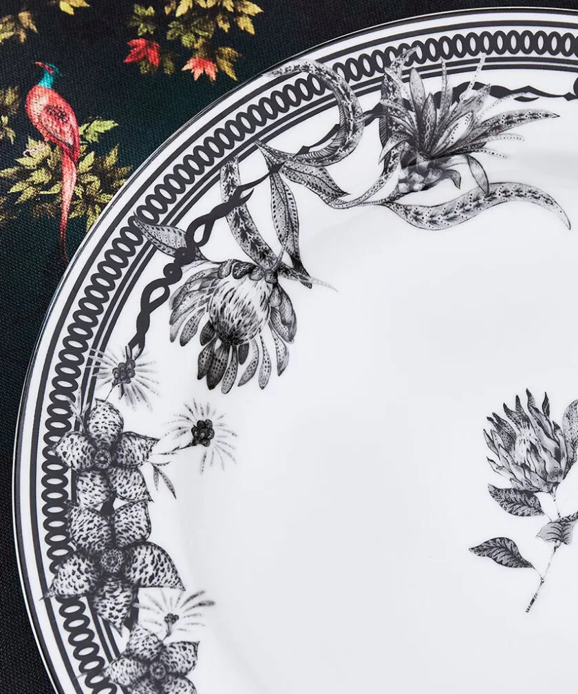 Joe Browns Magnificent Monochrome Floral Dinner Plates- Floral Décor|Kitchenware & Dining