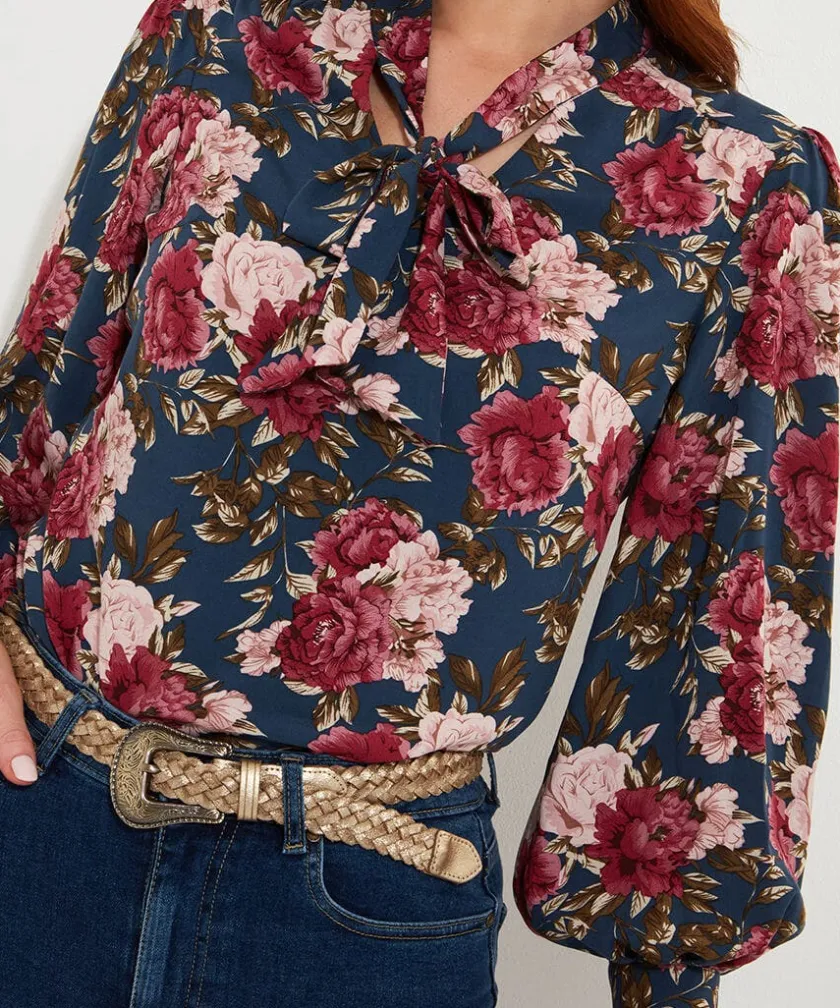 Joe Browns Make A Statement Printed Blouse-Women Tops, Tunics & Blouses