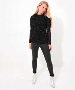 Joe Browns Mesmerising Mesh Top-Women Tops, Tunics & Blouses