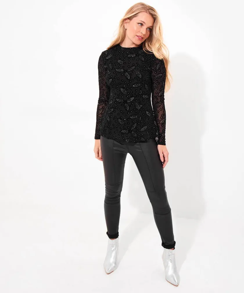 Joe Browns Mesmerising Mesh Top-Women Tops, Tunics & Blouses