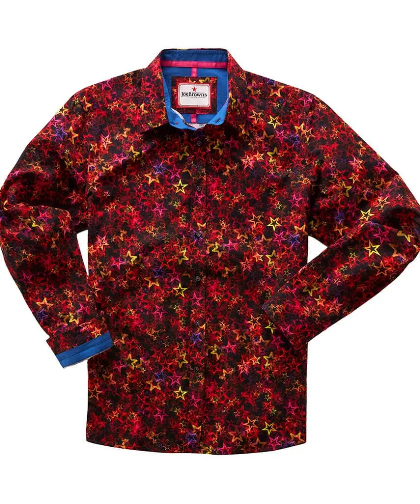 Joe Browns ple Star Shirt- Men's Clothing|Novelty Gifts