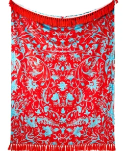 Joe Browns Ornate Elephant Reversible Tassel Throw- Animal Décor|Cushions & Throws