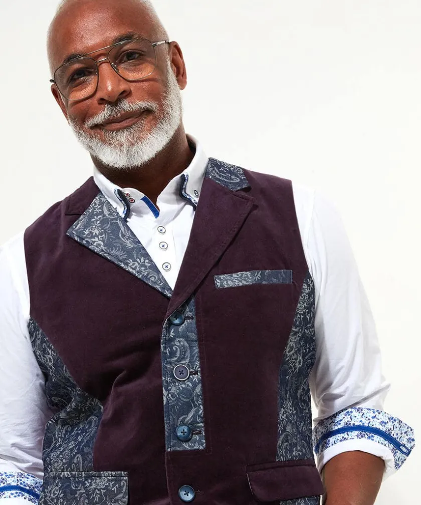 Joe Browns Party Jacquard Waistcoat- Men's Clothing|Tailoring