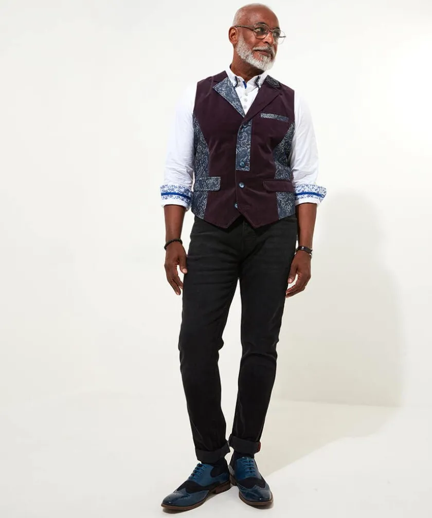 Joe Browns Party Jacquard Waistcoat- Men's Clothing|Tailoring