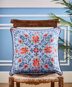 Joe Browns Peaceful Pergola Scene Reversible Cushion- Floral Décor|Animal Décor