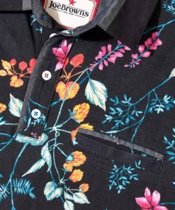 Joe Browns Perfect Print Polo Shirt- Polo Shirts|T-Shirts & Tops