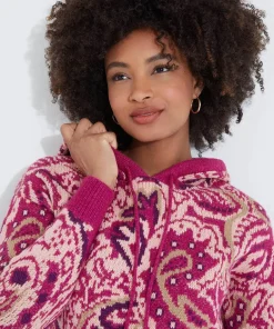 Joe Browns Perfectly Paisley Hooded Jumper-Women Knitwear & Cardigans
