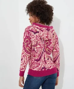 Joe Browns Perfectly Paisley Hooded Jumper-Women Knitwear & Cardigans