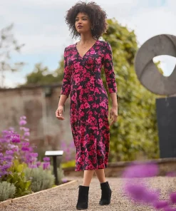 Joe Browns Pop Of Colour Jersey Dress-Women Petite Collection|Dresses