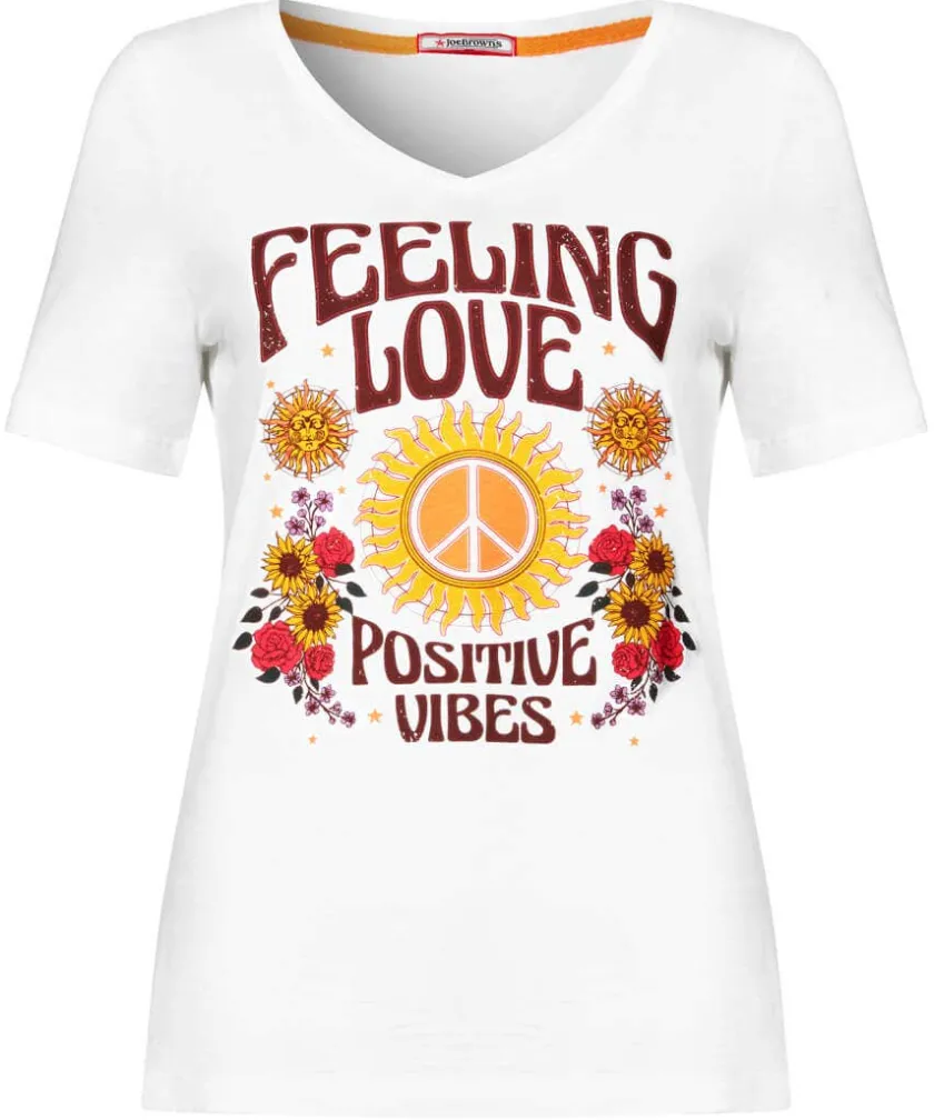 Joe Browns Positive Vibes Tee-Women Tops, Tunics & Blouses