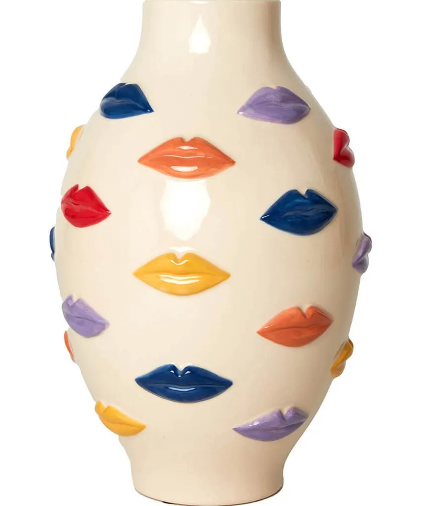 Joe Browns Pucker Up Pop Art Style Vase- Home Accessories