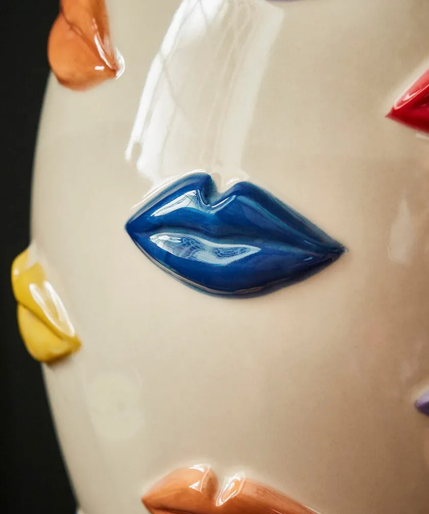 Joe Browns Pucker Up Pop Art Style Vase- Home Accessories
