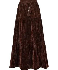 Joe Browns Remarkable Velour Tiered Skirt-Women Skirts