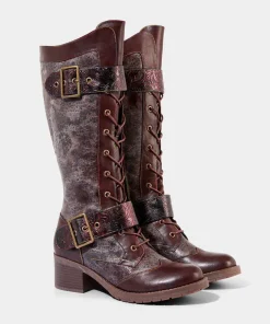 Joe Browns Robyn Tooled Strap Boots-Women Heels|Boots