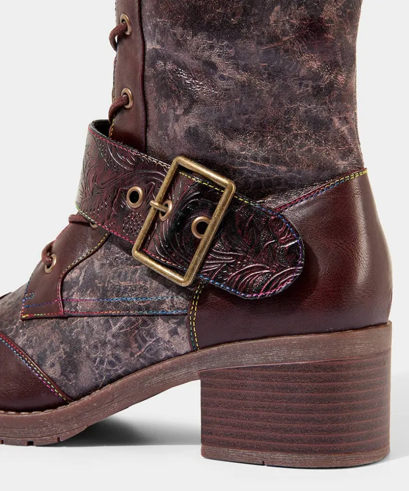 Joe Browns Robyn Tooled Strap Boots-Women Heels|Boots