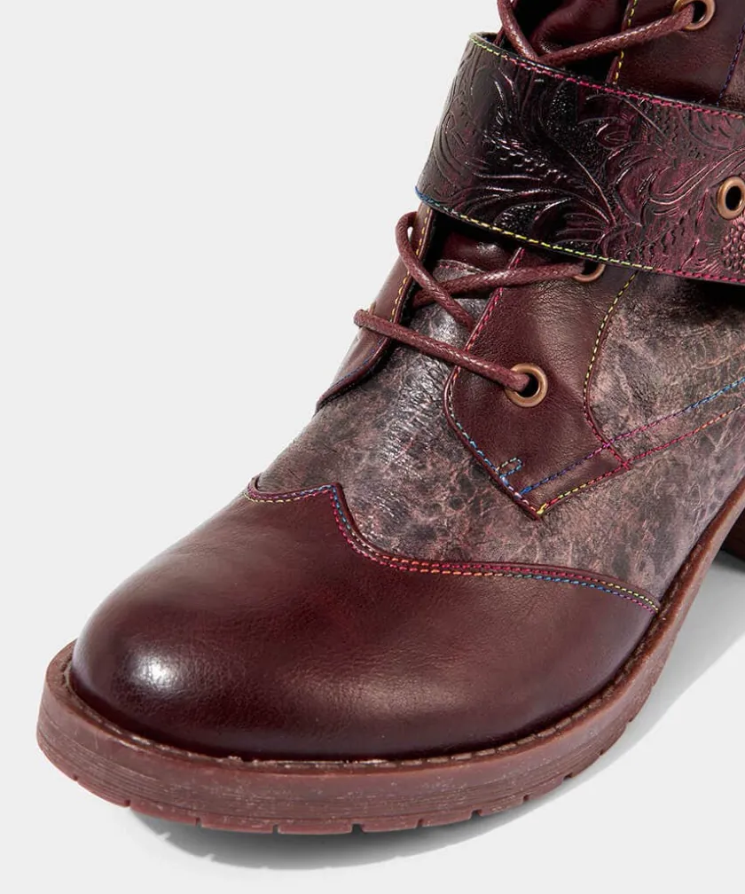 Joe Browns Robyn Tooled Strap Boots-Women Heels|Boots