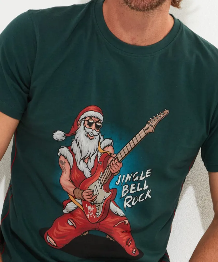 Joe Browns Rockin Santa Tee- Men's Clothing|Novelty Gifts