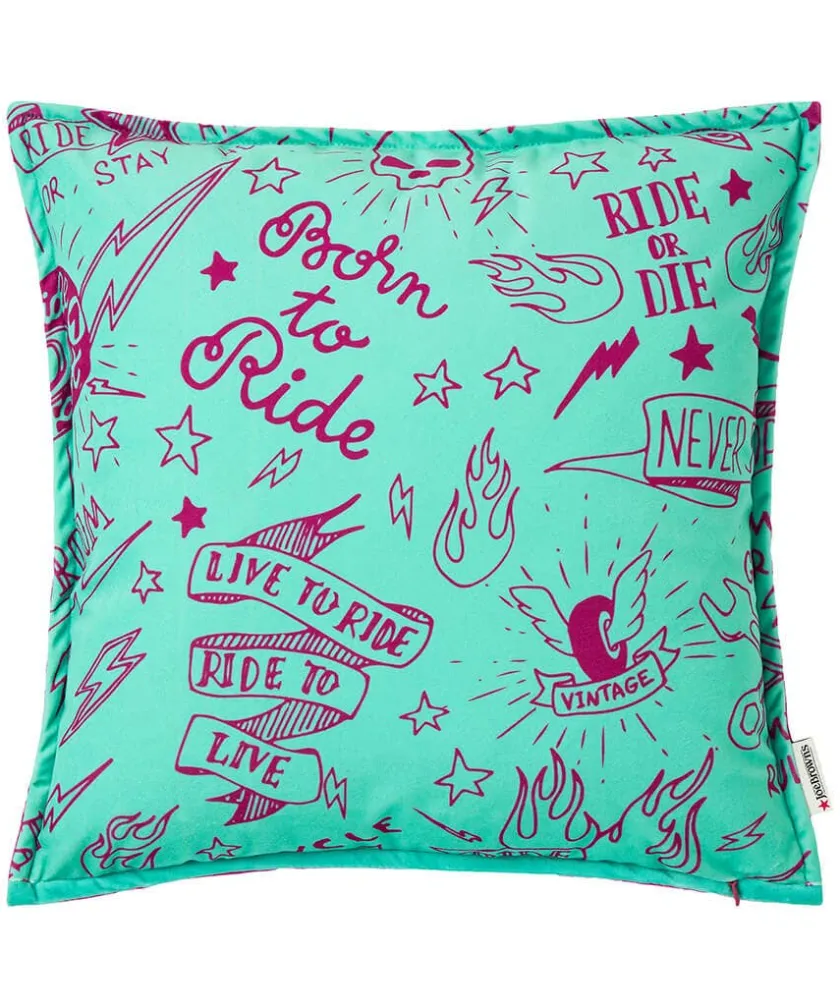 Joe Browns Rogue Rebel Bulldog Reversible Cushion- Animal Décor|Cushions & Throws