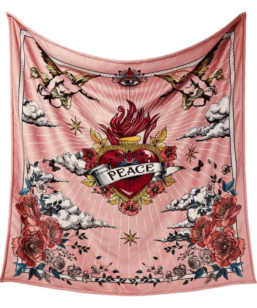 Joe Browns Roses And Rebels Throw- Floral Décor|Cushions & Throws