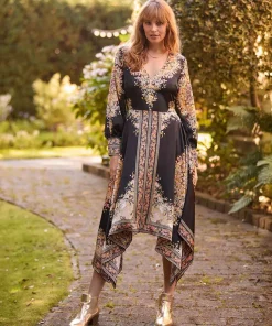 Joe Browns Savannah Scarf Print Dress-Women Dresses
