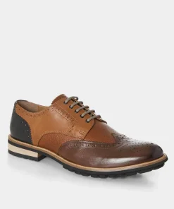 Joe Browns Savile Mixed Leather Brogues- Shoes|Shoes, Boots & Trainers